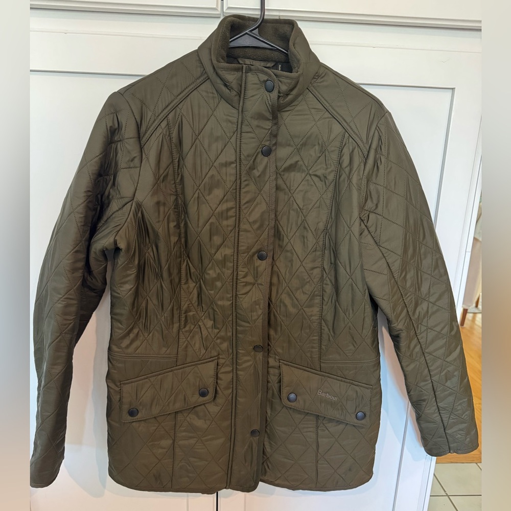 Barbour Women's Quilted Olive Jacket
